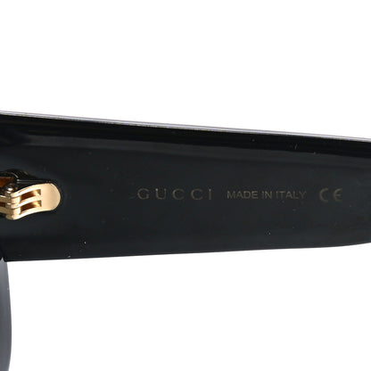 Gucci Acetate Square Frame Sunglasses GG0142SA Black 5 of 7