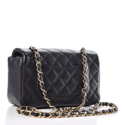 Chanel Caviar Quilted Mini Rectangular Flap Black 3 of 9