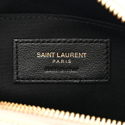 Saint Laurent Calfskin Matelasse Monogram Lou Camera Bag Crema Soft 6 of 13