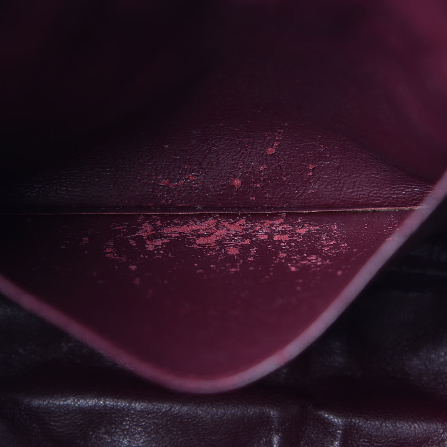 Aged Calfskin Quilted Large Reissue Camera Case Black