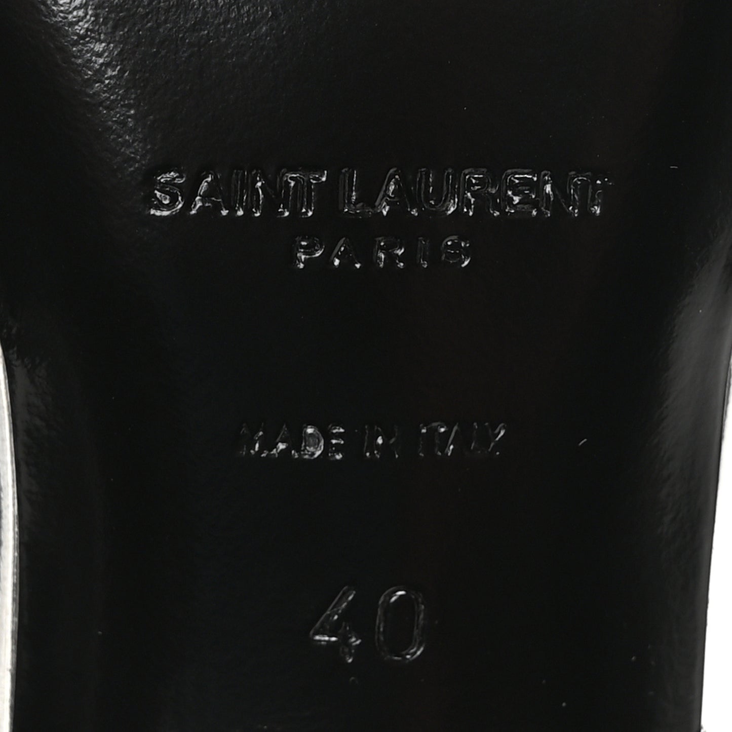 Patent Tom 90 Dream Slingback Pumps 40 Argento