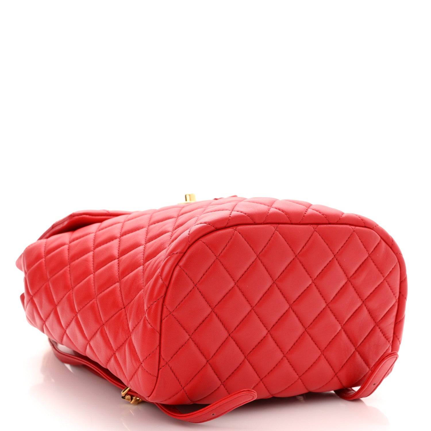 Chanel Lambskin Quilted Small Urban Spirit Backpack Red 4 of 10