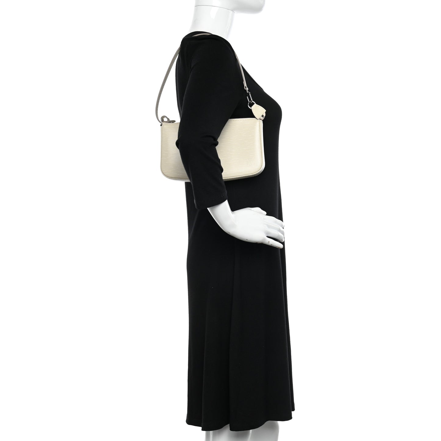 Epi Pochette Accessories NM Ivory
