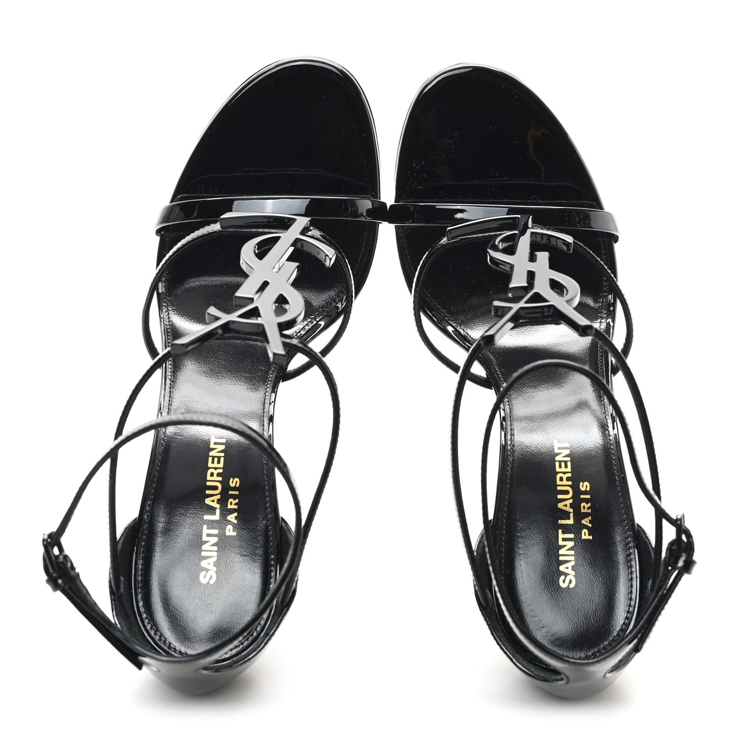 Patent Cassandra 100 Sandals 38.5 Black