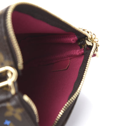 Louis Vuitton Monogram 2020 Christmas Animation Roller Coaster Mini Pochette Accessories Pivoine 5 of 7