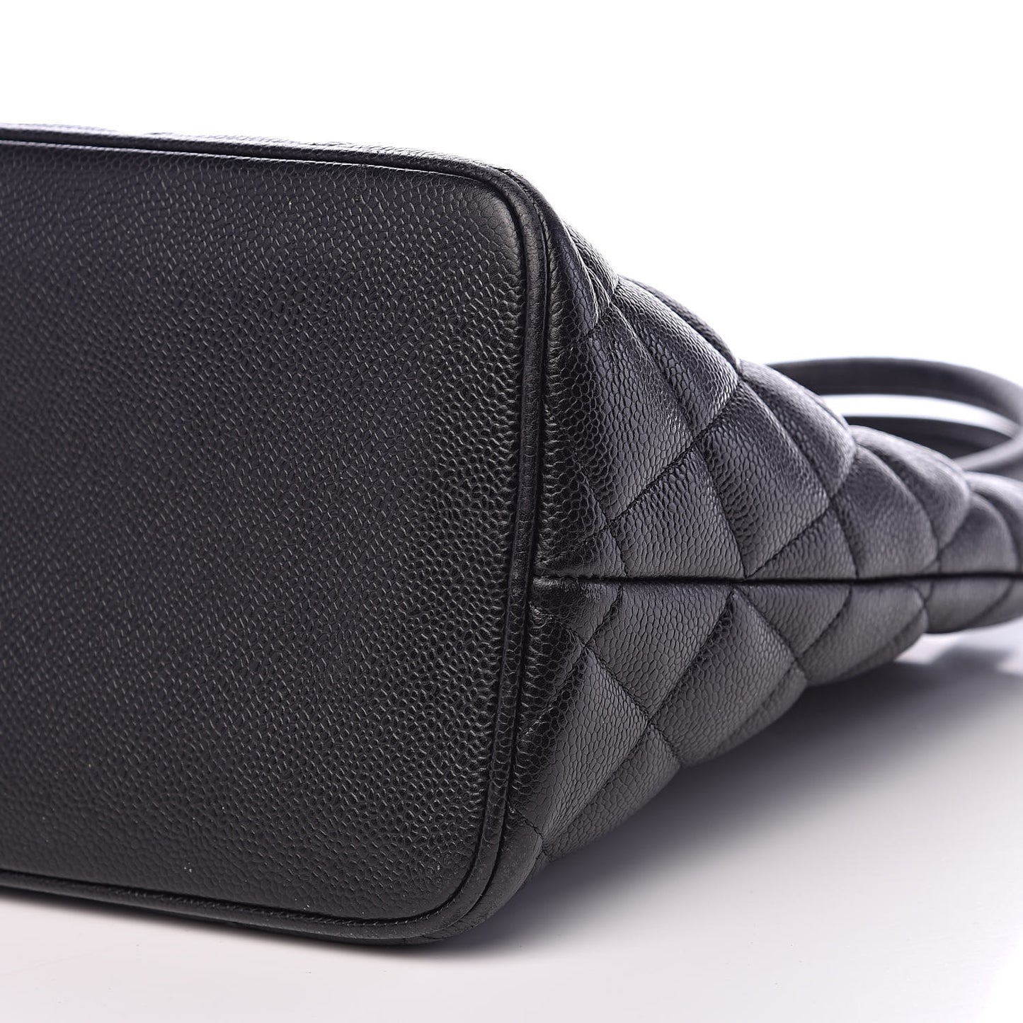 Caviar Medallion Tote Black