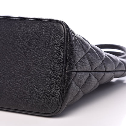 Chanel Caviar Medallion Tote Black 9 of 15