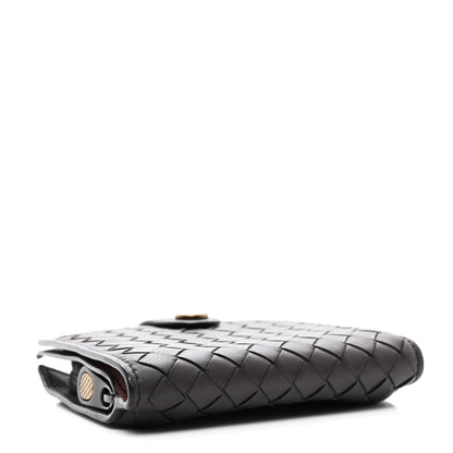 Bottega Veneta Nappa Intrecciato French Compact Wallet Grape 4 of 7