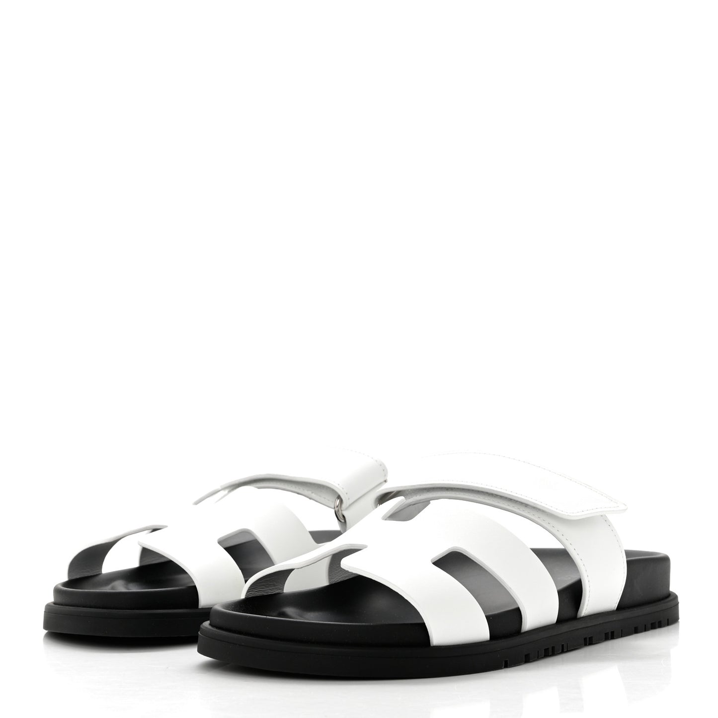 Calfskin Womens Chypre Sandals 36.5 White