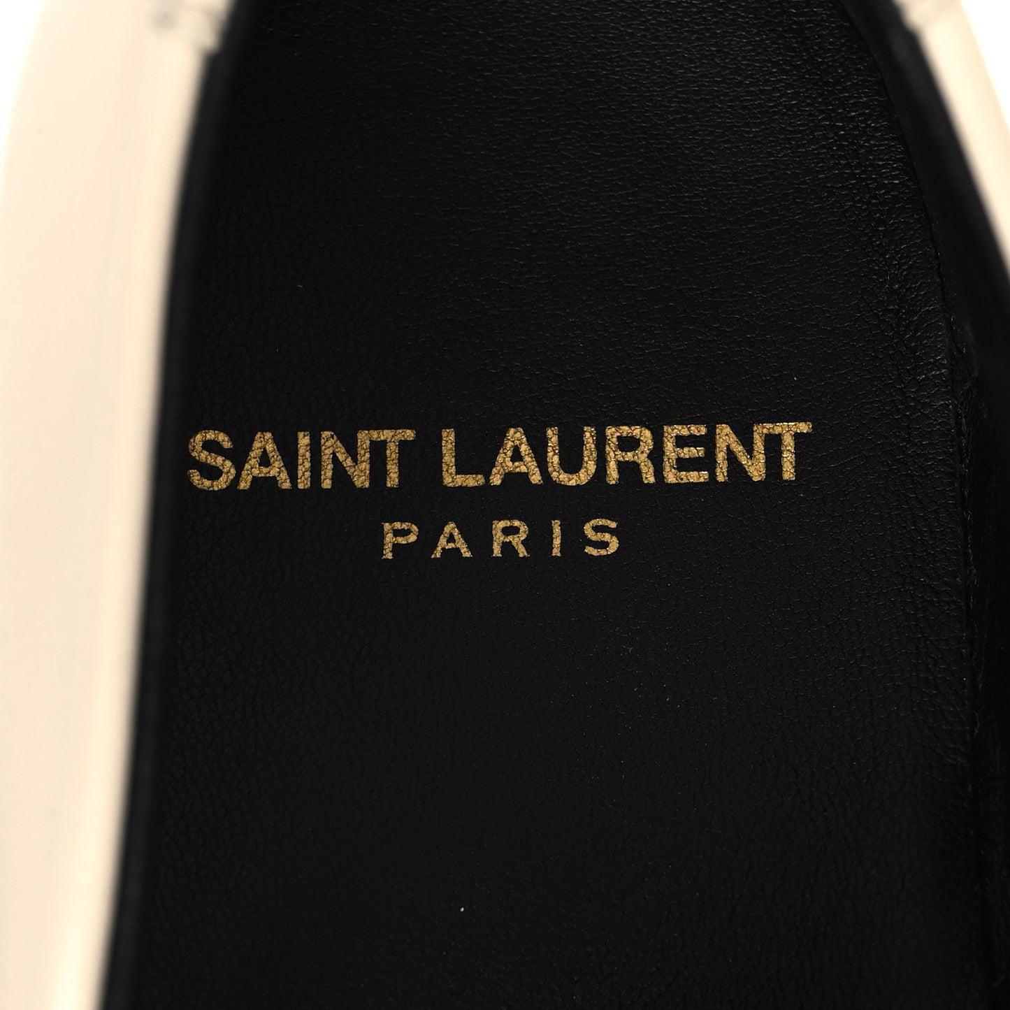 Calfskin Penny Loafers 38.5 Pearl