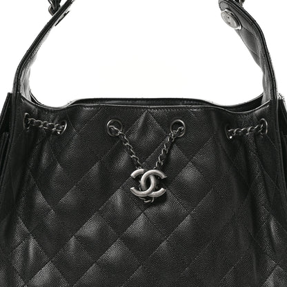 Chanel Caviar Quilted Small Chanel 25 Handbag Black 8 of 11