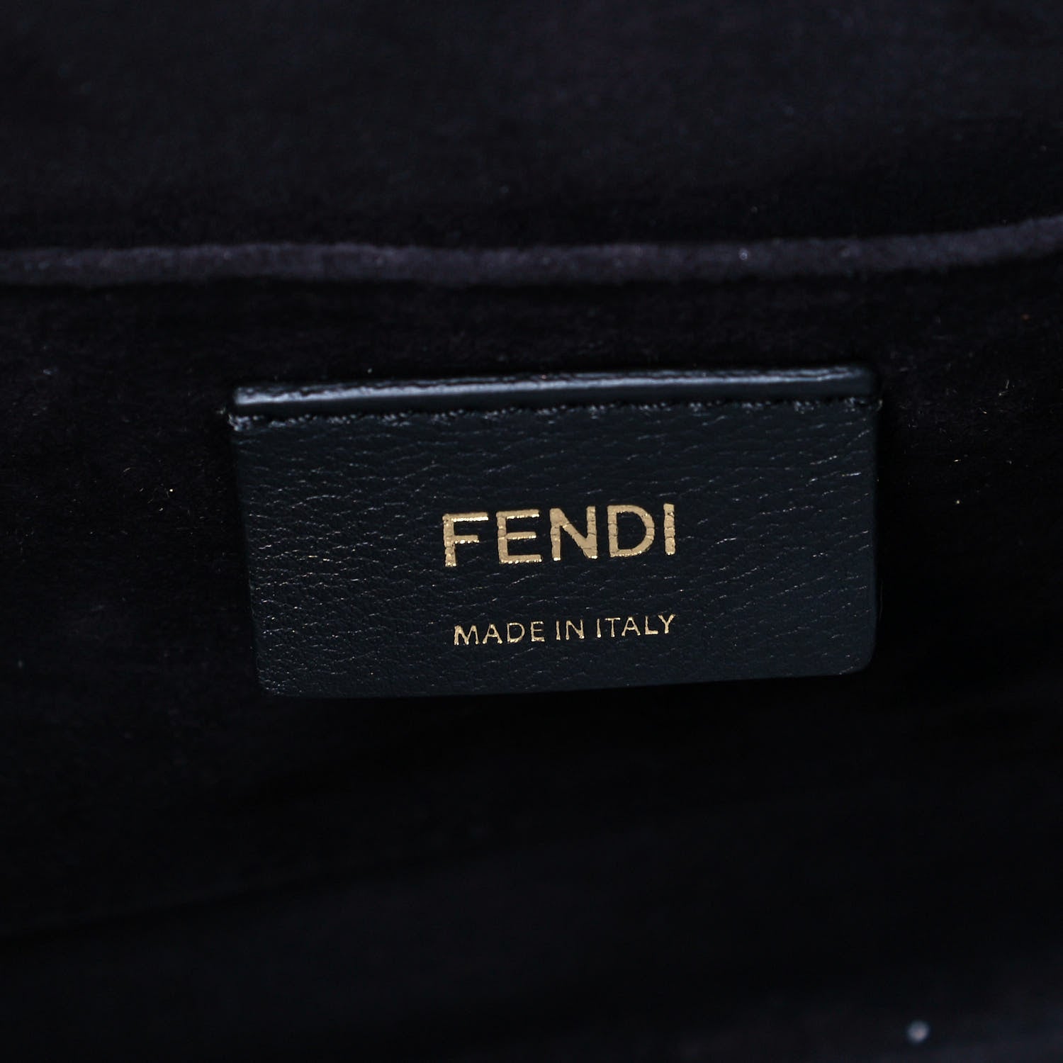 Fendi Velvet Vitello Dolce Fun Fair Kan I Shoulder Bag Tobacco Multicolor Black 5 of 16