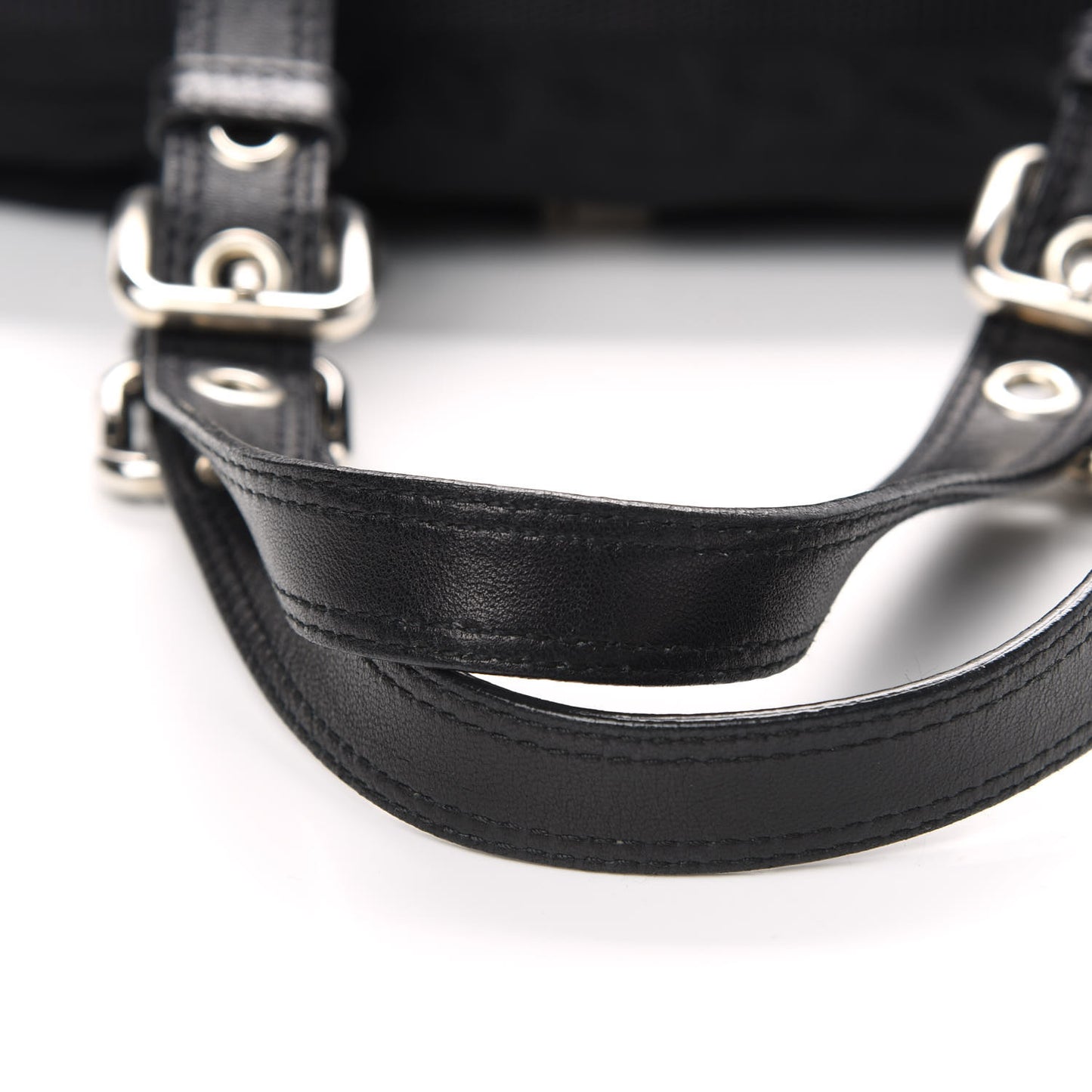Tessuto Nylon Tape Shoulder Bag Black