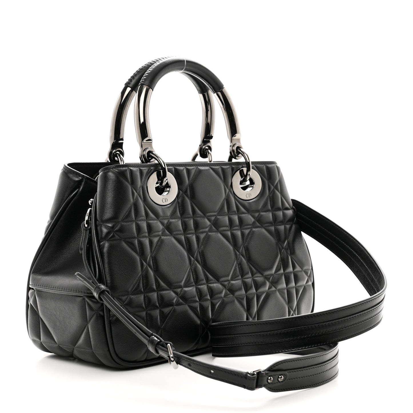 Calfskin Cannage Medium The Lady 95.22 Black