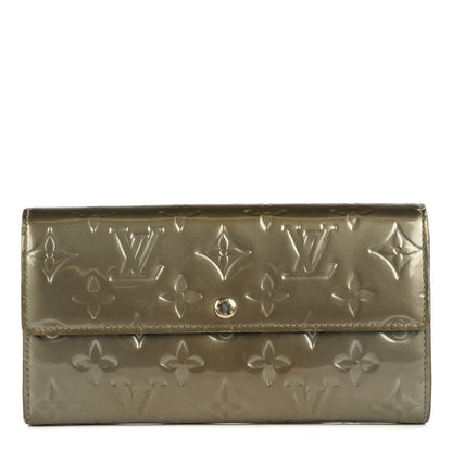 Louis Vuitton Vernis Sarah Wallet Gris Art Deco 1 of 7