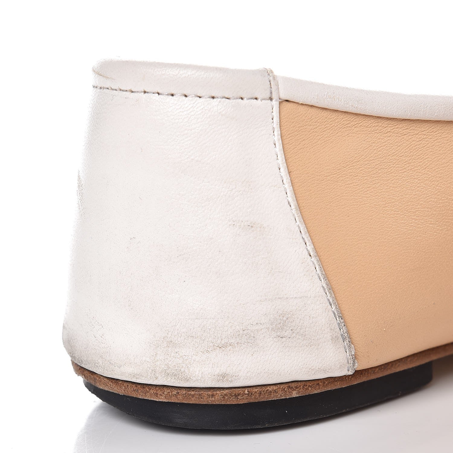 Chanel Lambskin CC Chain Loafers 38.5 Beige 13 of 13