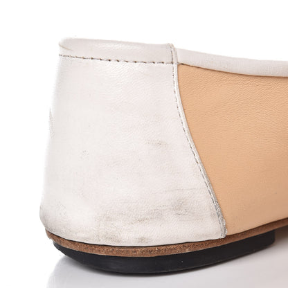 Chanel Lambskin CC Chain Loafers 38.5 Beige 13 of 13