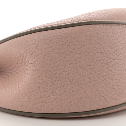 Chloe Grained Lambskin Mini Drew Shoulder Bag Cement Pink 9 of 10