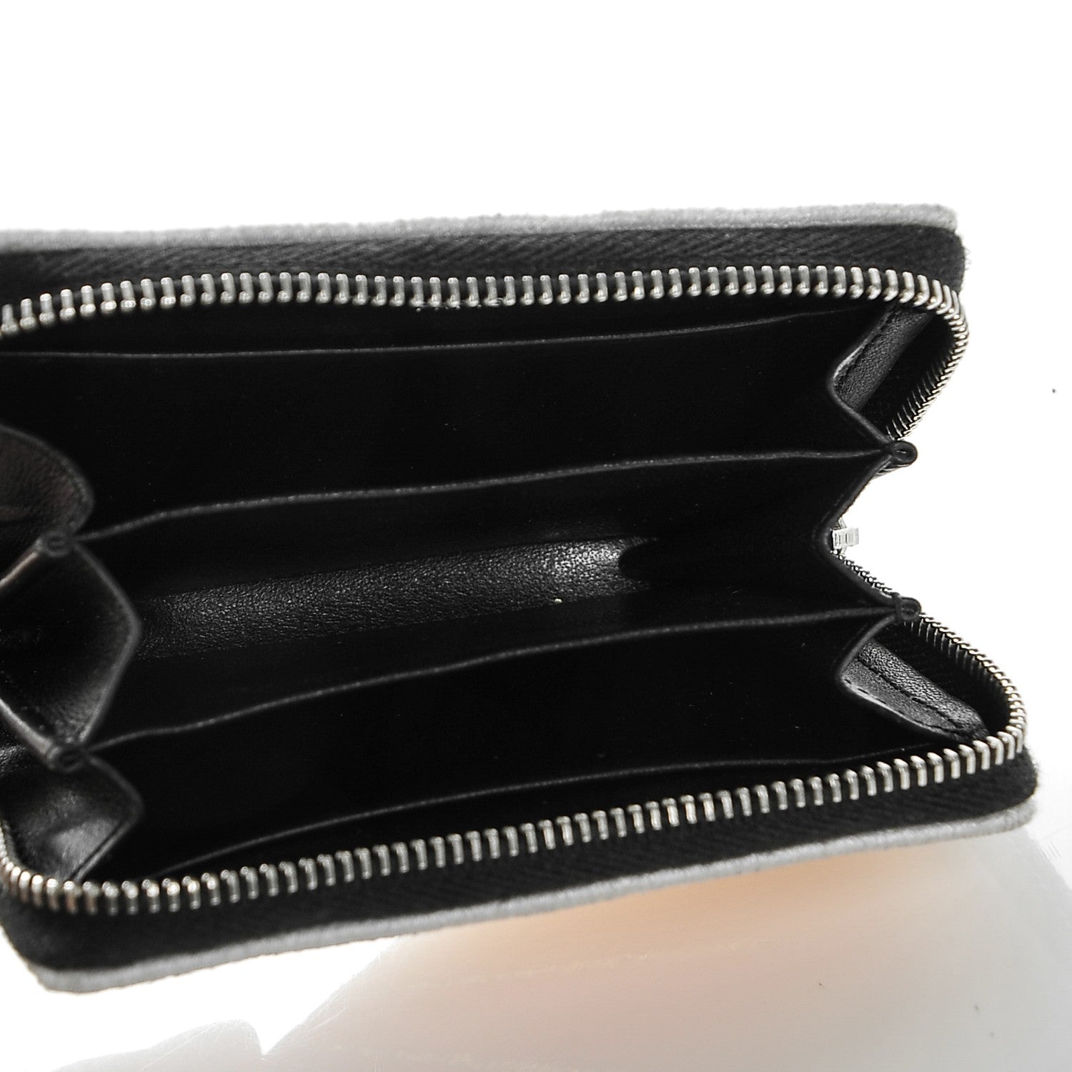 Saint Laurent Calfskin Sequin Paris Rainbow Key Ring Coin Pouch Multicolor 5 of 7