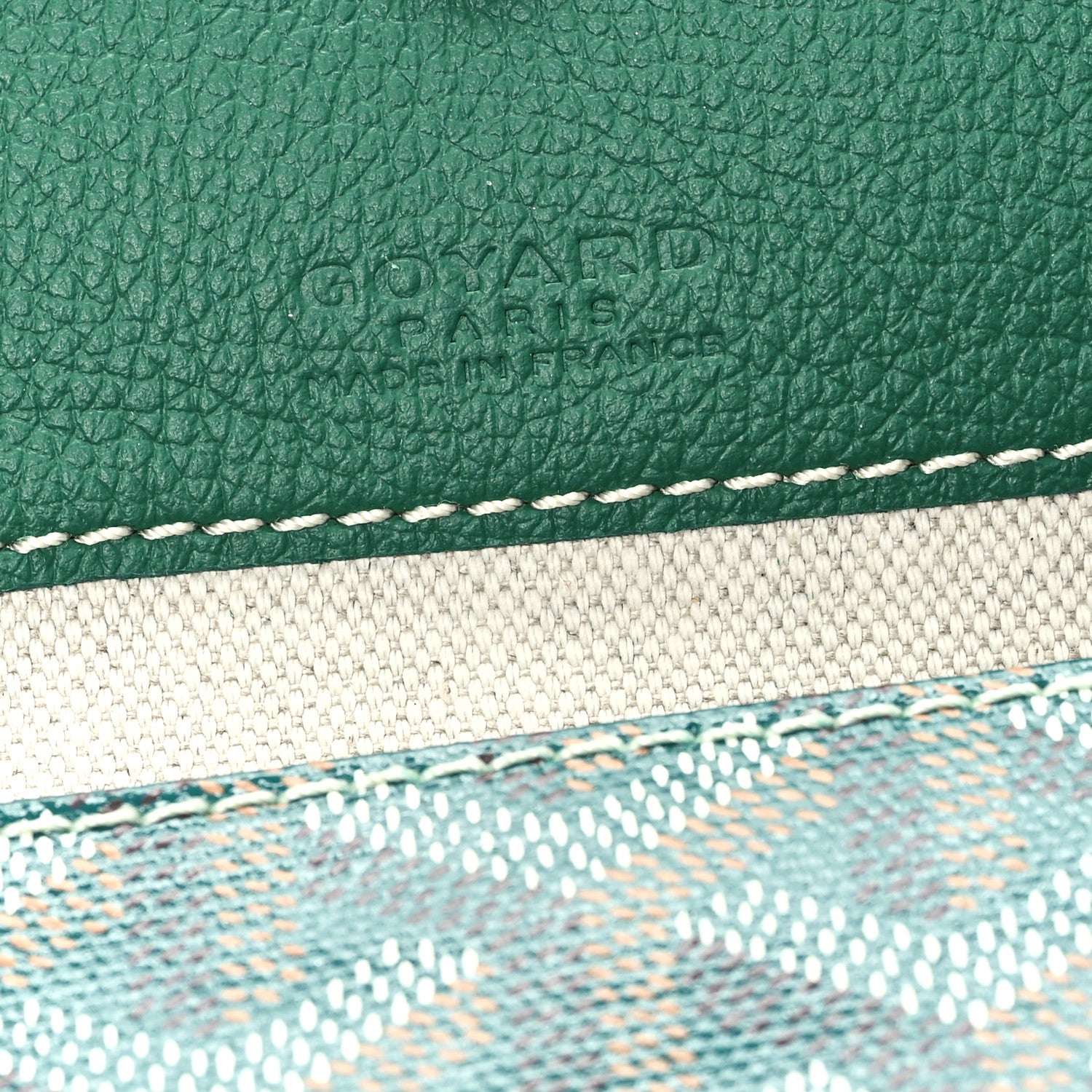 Goyard Goyardine Saint Louis PM Green 7 of 11