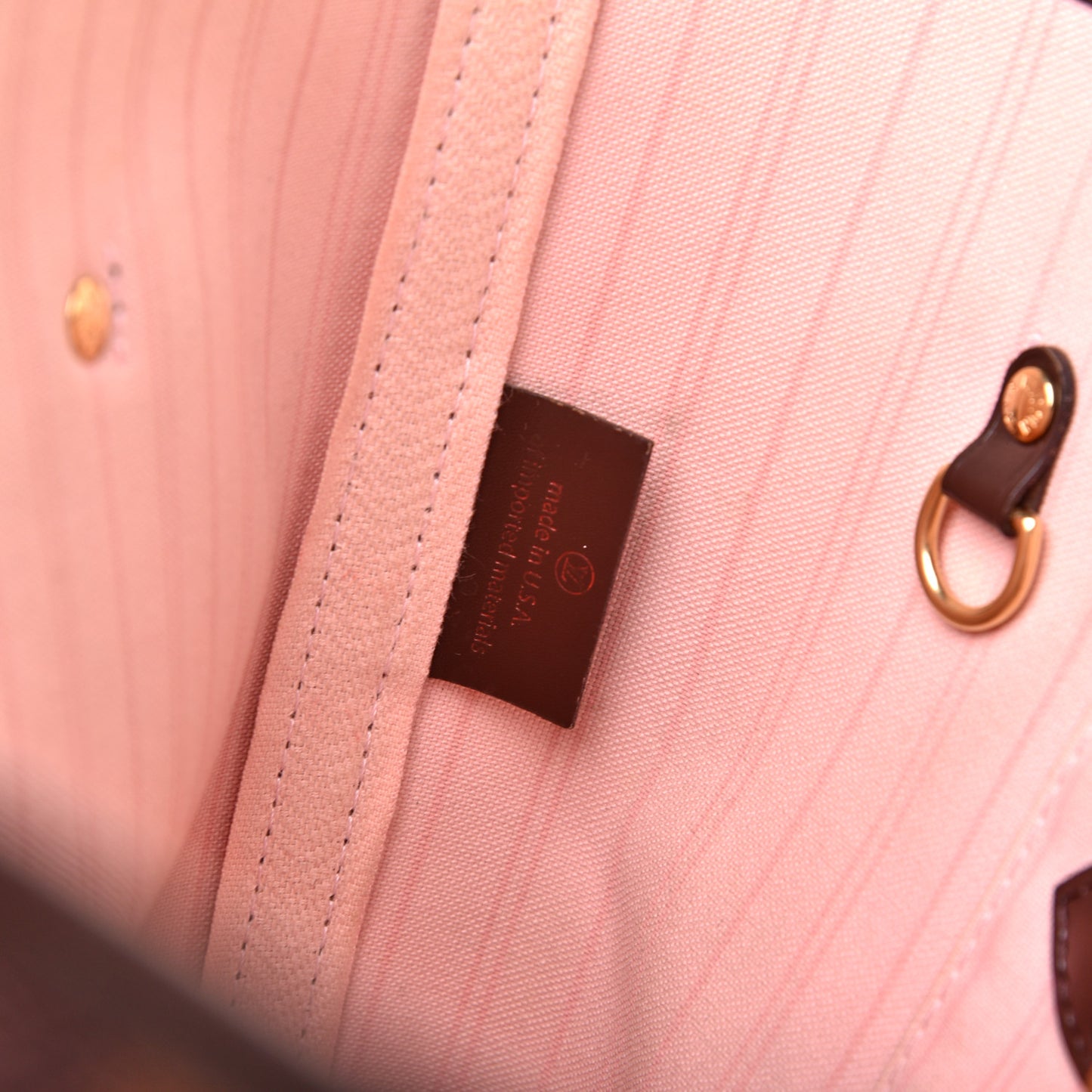 Damier Ebene Neo Neverfull MM Rose Ballerine