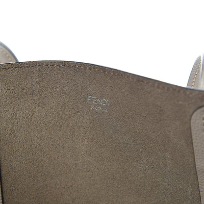 Fendi Vitello Vienna Enamel F is Fendi Shopping Tote Tortora Taupe 9 of 11