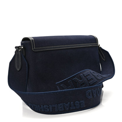 Burberry Denim Medium Note Crossbody Bag Navy 3 of 8
