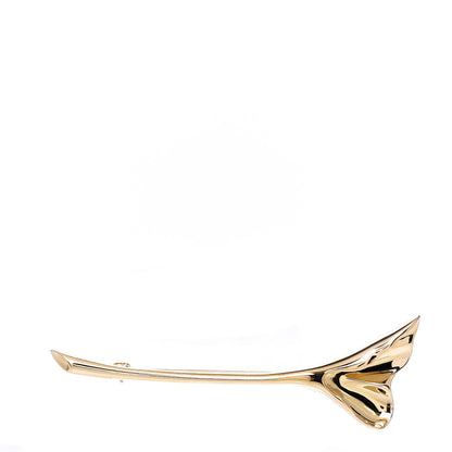Tiffany 18K Yellow Gold Angela Cummings Ginko Leaf Brooch Pin 1 of 3