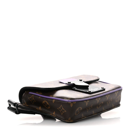 Louis Vuitton Monogram S Lock Sling Bag Purple 4 of 10