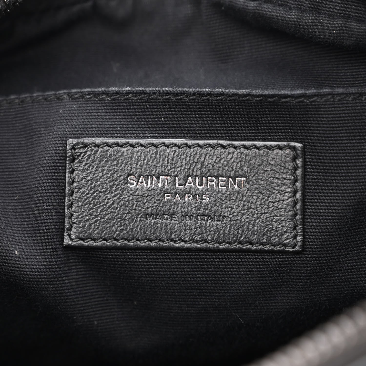Saint Laurent Calfskin Matelasse Monogram Monochrome Lou Camera Bag Black Sold: 50 6 of 14
