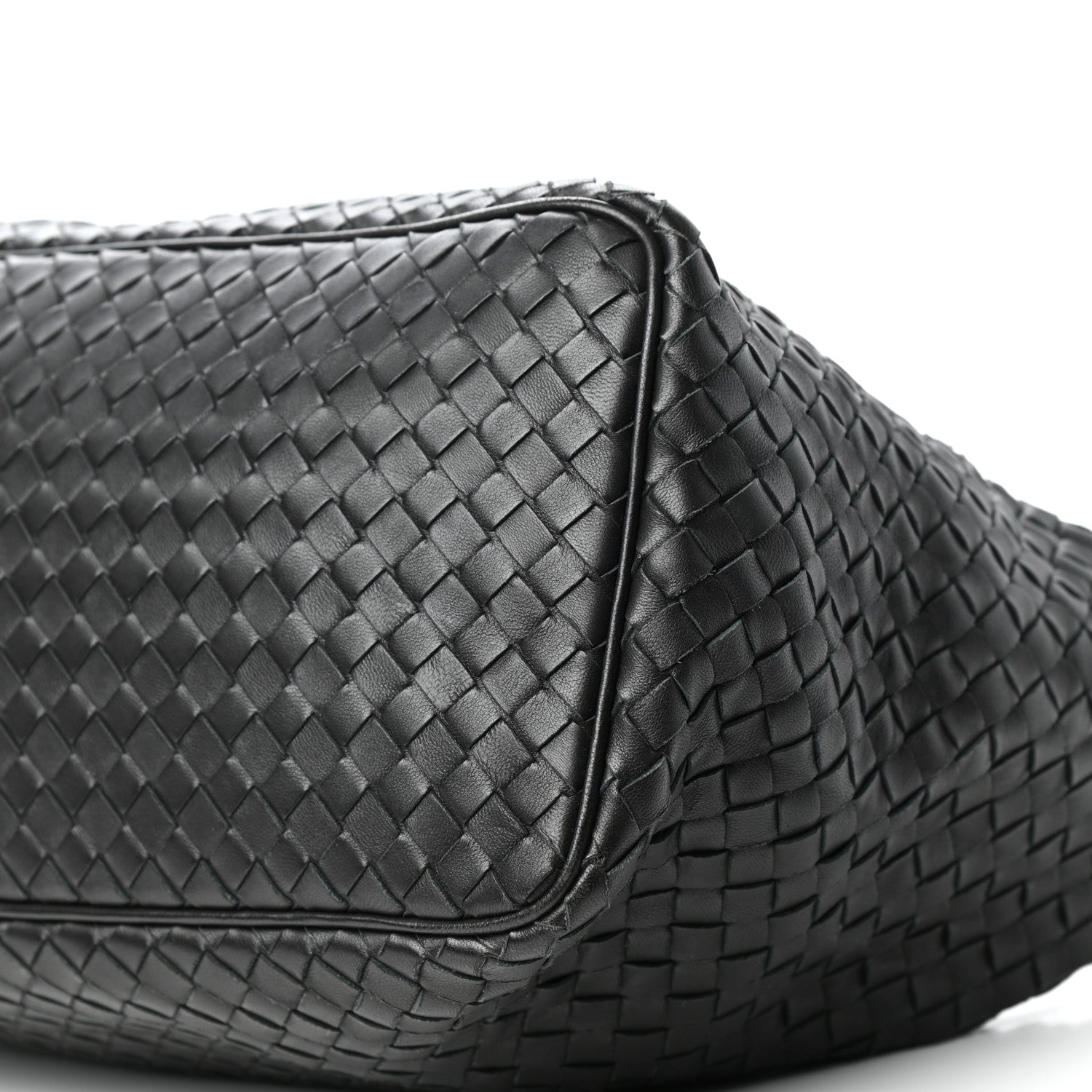 Bottega Veneta Nappa Intrecciato Medium Shoulder Bag Black 8 of 9