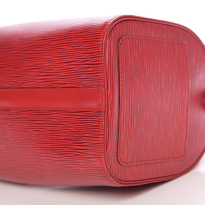 Louis Vuitton Epi Speedy 25 Castillan Red 11 of 12