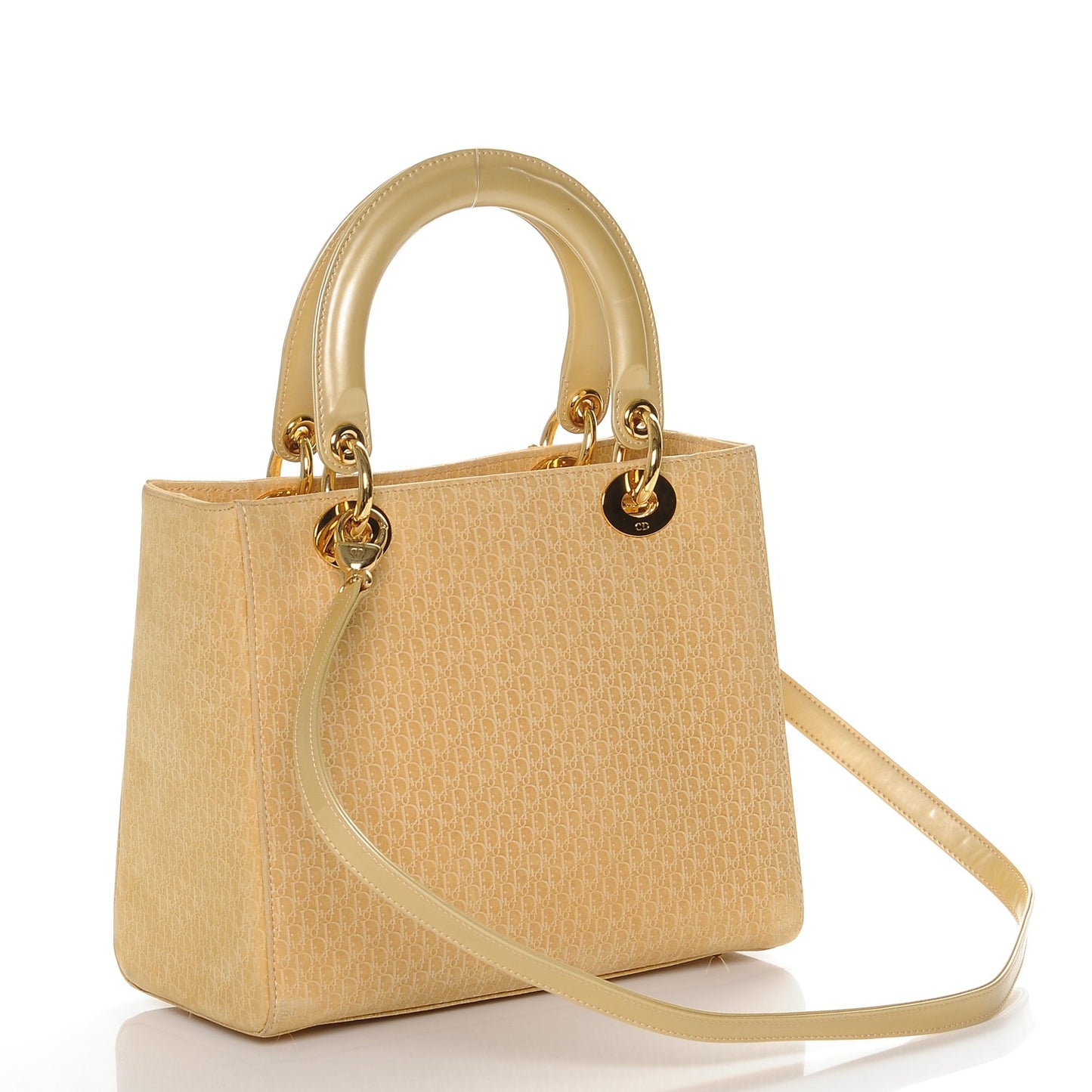 Nubuck Diorissimo Medium Lady Dior Gold