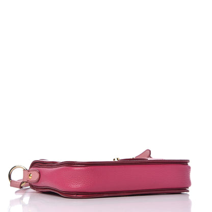 Miu Miu Goatskin Madras Shoulder Bag Rosa Peonia 4 of 9