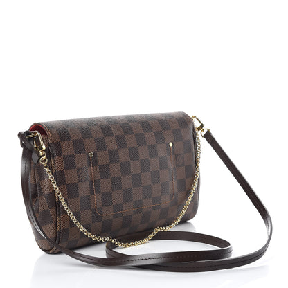 Louis Vuitton Damier Ebene Favorite MM 3 of 9