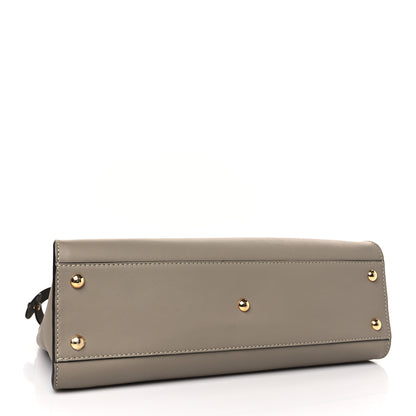 Fendi Vitello Seta Plexiglass Tortoise Medium Peekaboo Iconic Satchel Tortora 4 of 9