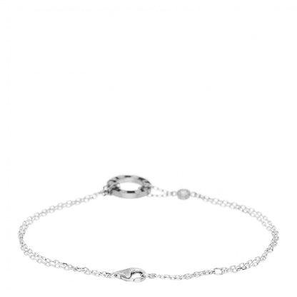 Cartier 18K White Gold Diamond LOVE Bracelet 2 of 4