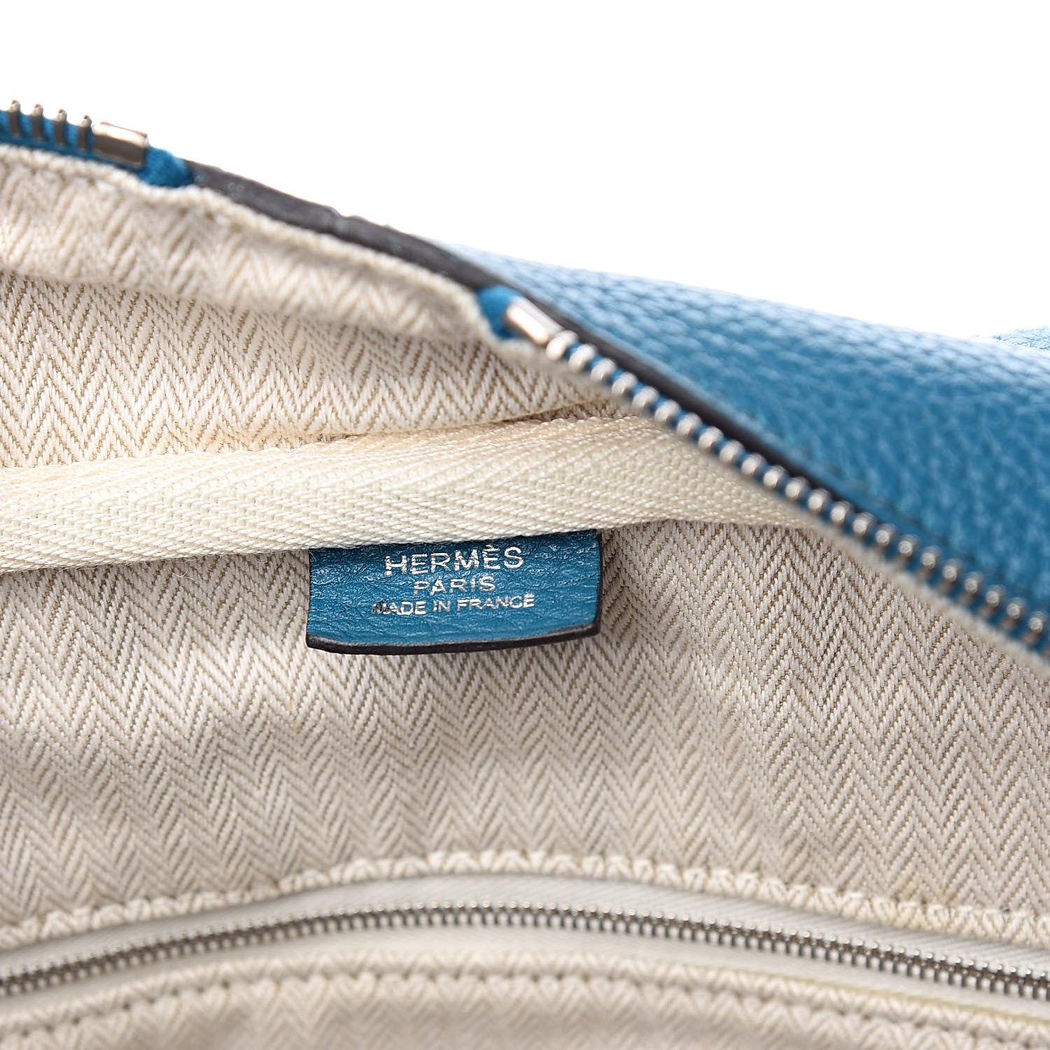 Hermes Taurillon Clemence Victoria II 35 Bleu Izmir 6 of 15