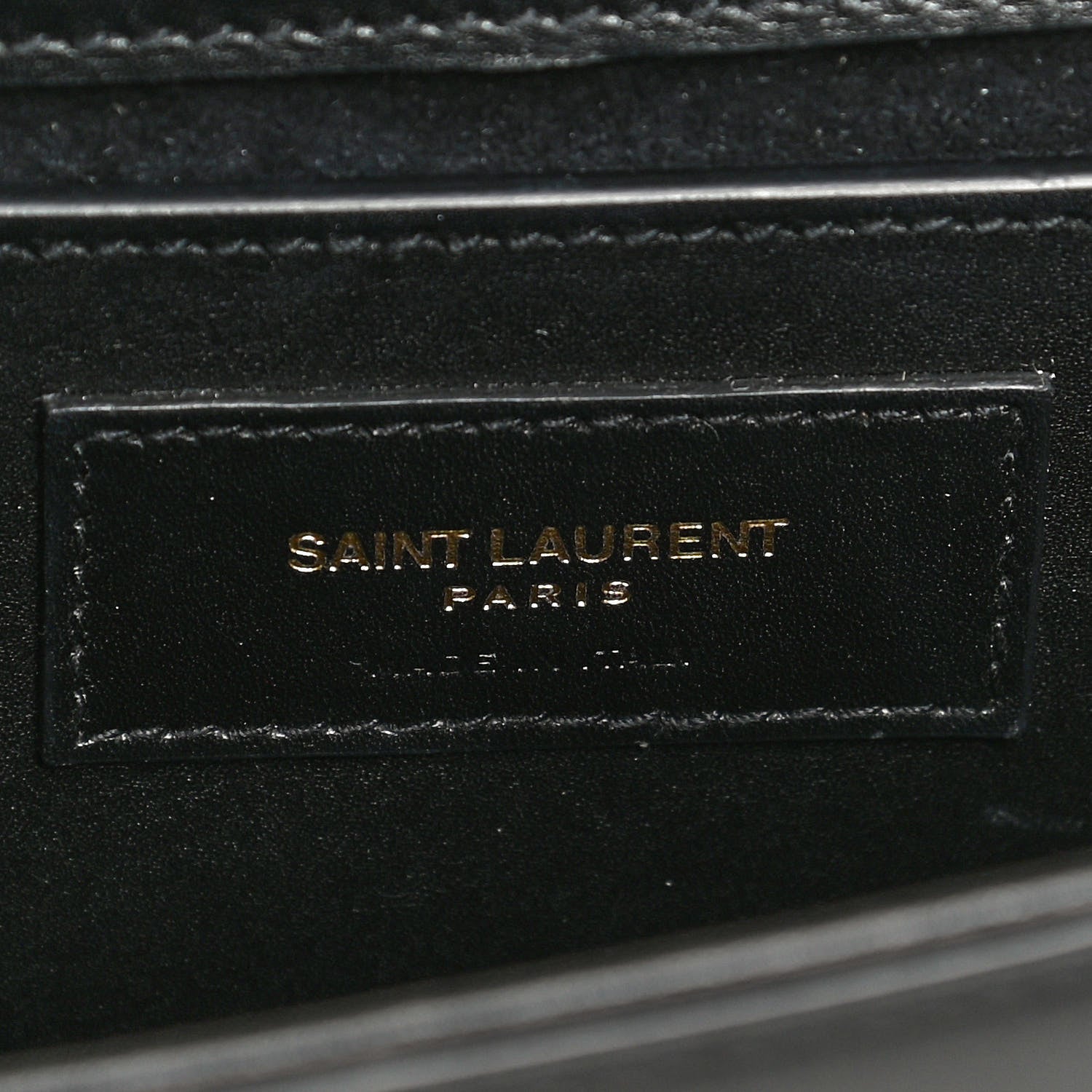 Saint Laurent Calfskin Small Classic Monogram Kate Tassel Satchel Black 6 of 13