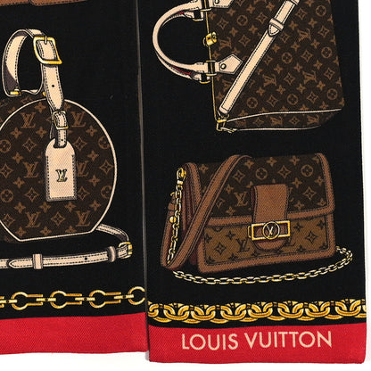 Louis Vuitton Silk Monogram Tribute To Bandeau Brown 3 of 3
