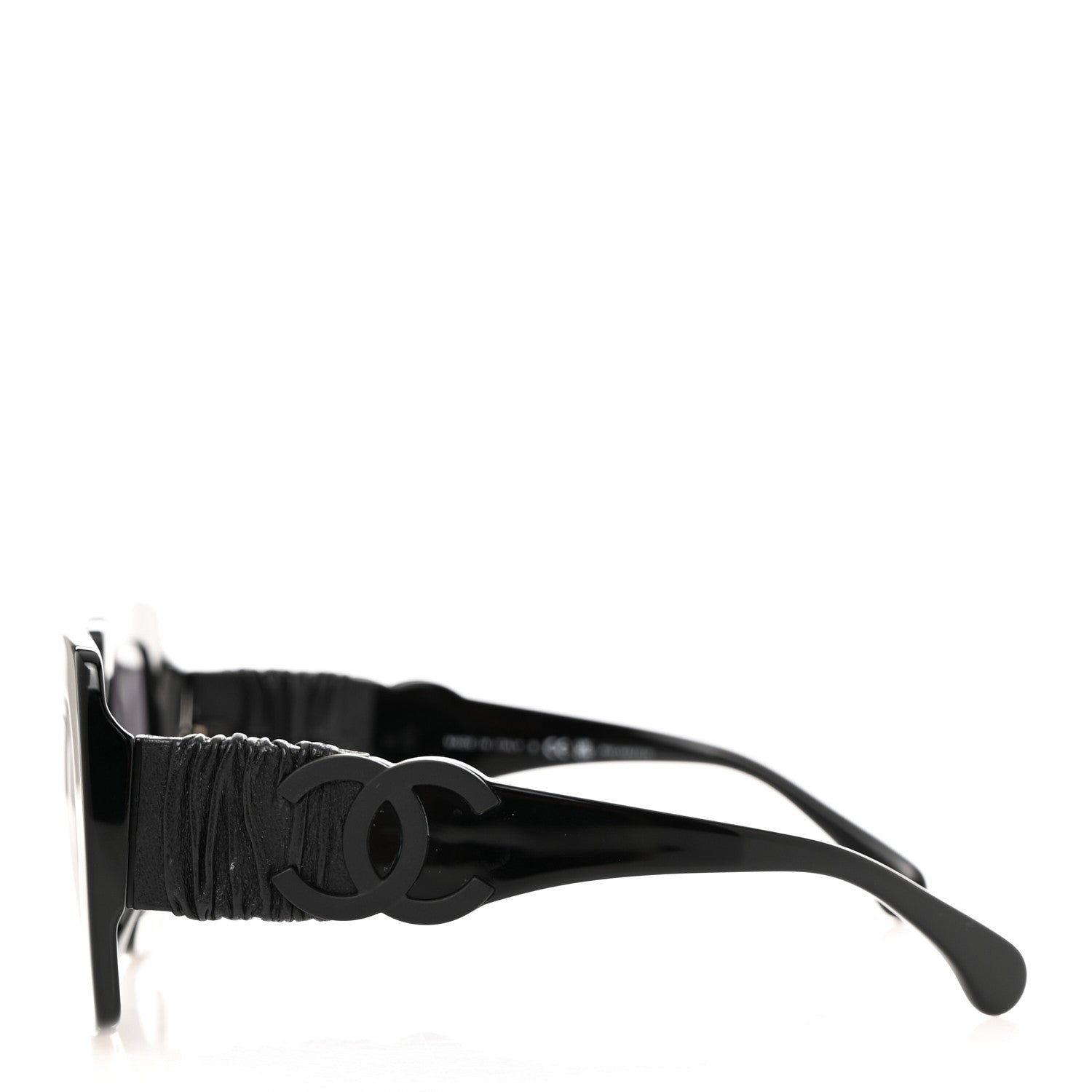 Chanel Acetate Calfskin Square Sunglasses 5474-Q-A Black 3 of 8