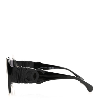 Chanel Acetate Calfskin Square Sunglasses 5474-Q-A Black 3 of 8