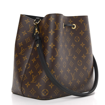 Louis Vuitton Monogram Neonoe MM Black 3 of 8
