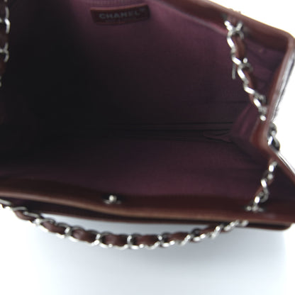 Chanel Patent Chocolate Bar Quilted Tote Black 5 of 10