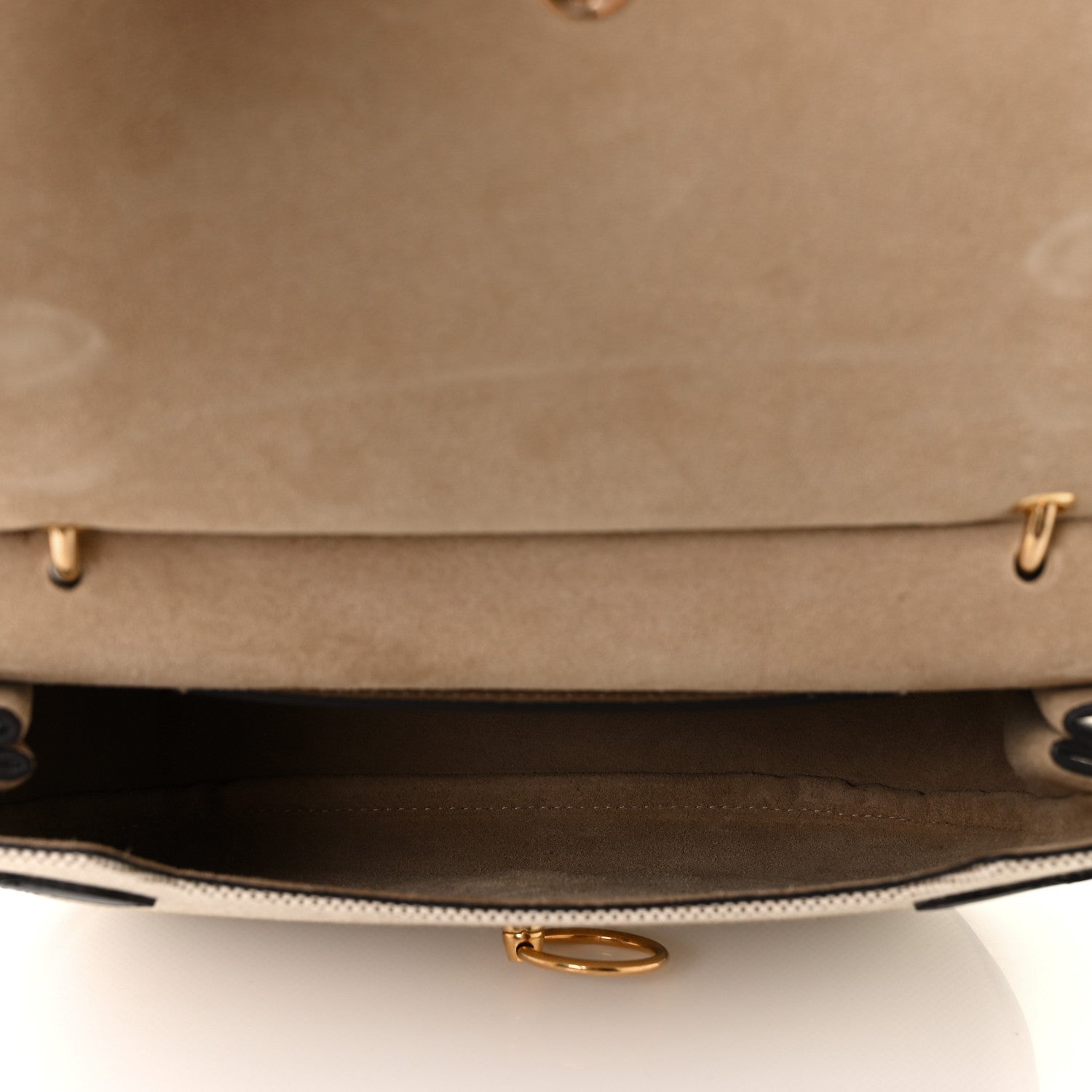 Mulberry Canvas Calfskin Amberley Satchel 5 of 9