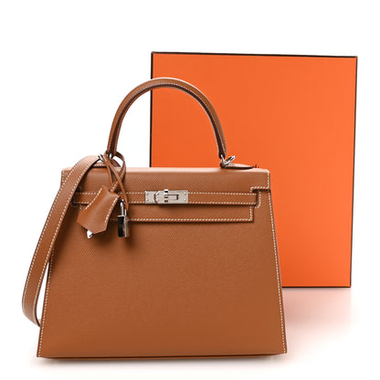 Hermes Epsom Kelly Sellier 25 Gold 11 of 11