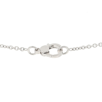 Hermes 18K White Gold Diamond Finesse Pendant Necklace 5 of 5