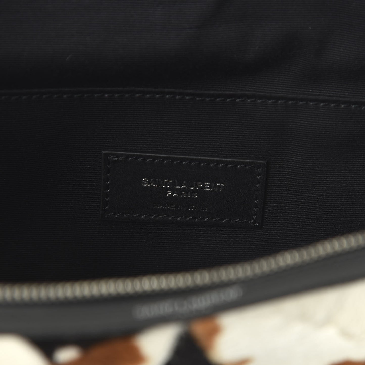 Calfskin Calf Hair Pony Belt Bag Multicolor