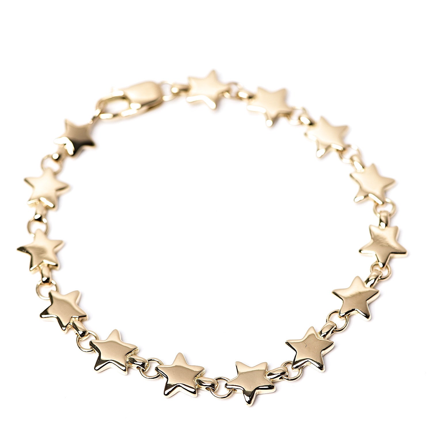 Tiffany 18K Yellow Gold Chain of Stars Bracelet 1 of 4