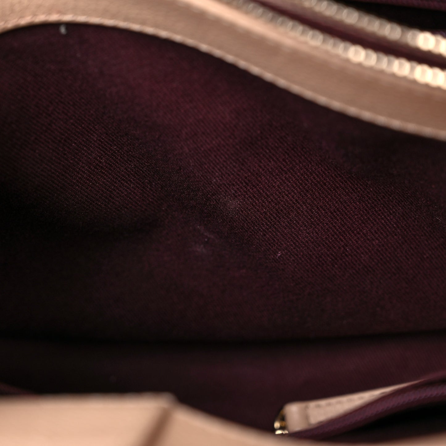 Grained Calfskin Small Neo Executive Shopper Tote Beige